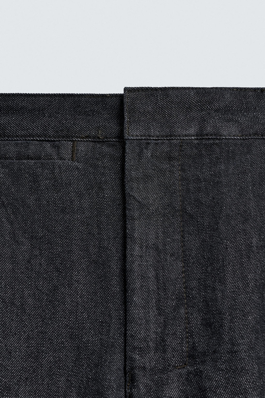 BARREL FIT DENIM CHINO TROUSERS - Zara фото 9