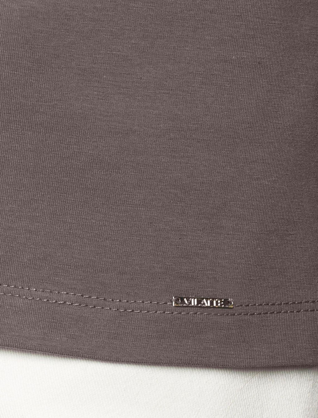 Топ с V-вырезом на регулируемых бретелях эластичный из премиального хлопка