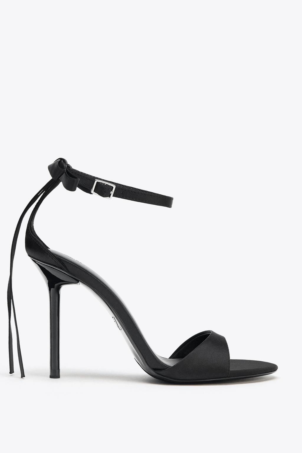 BOW ANKLE STRAP SANDALS - Zara фото 5