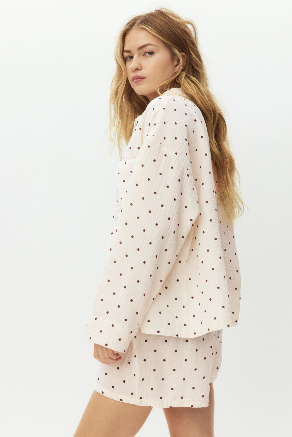 Camisa y pantal?n corto de pijama - H&m фото 16