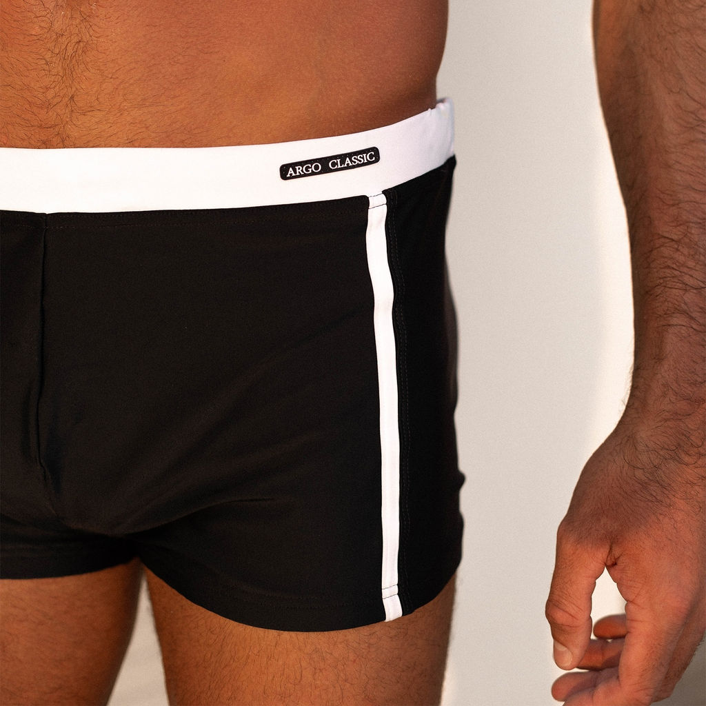 Плавки Sw.07M черный / белый