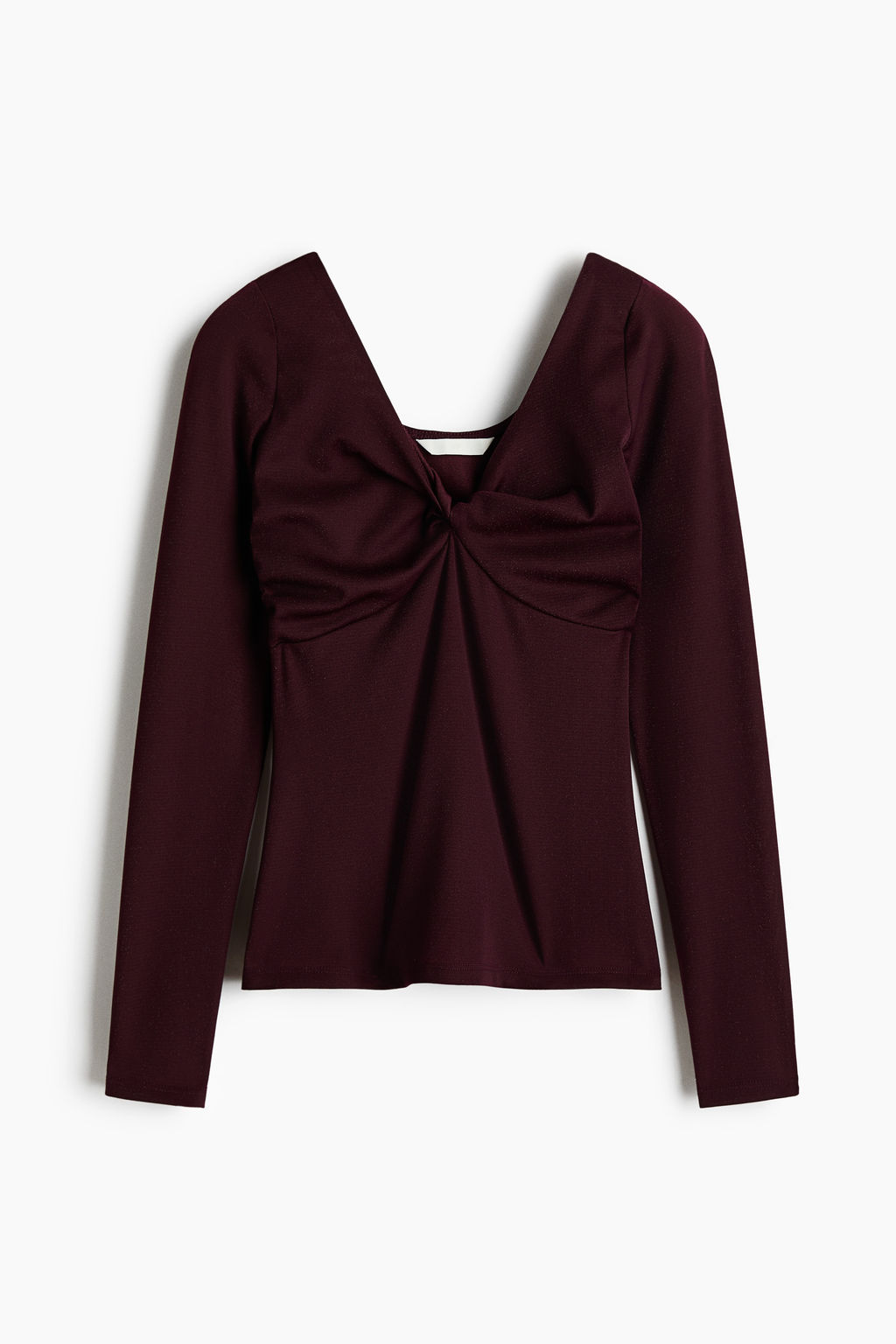 Top brillante con detalle girado - H&m фото 2