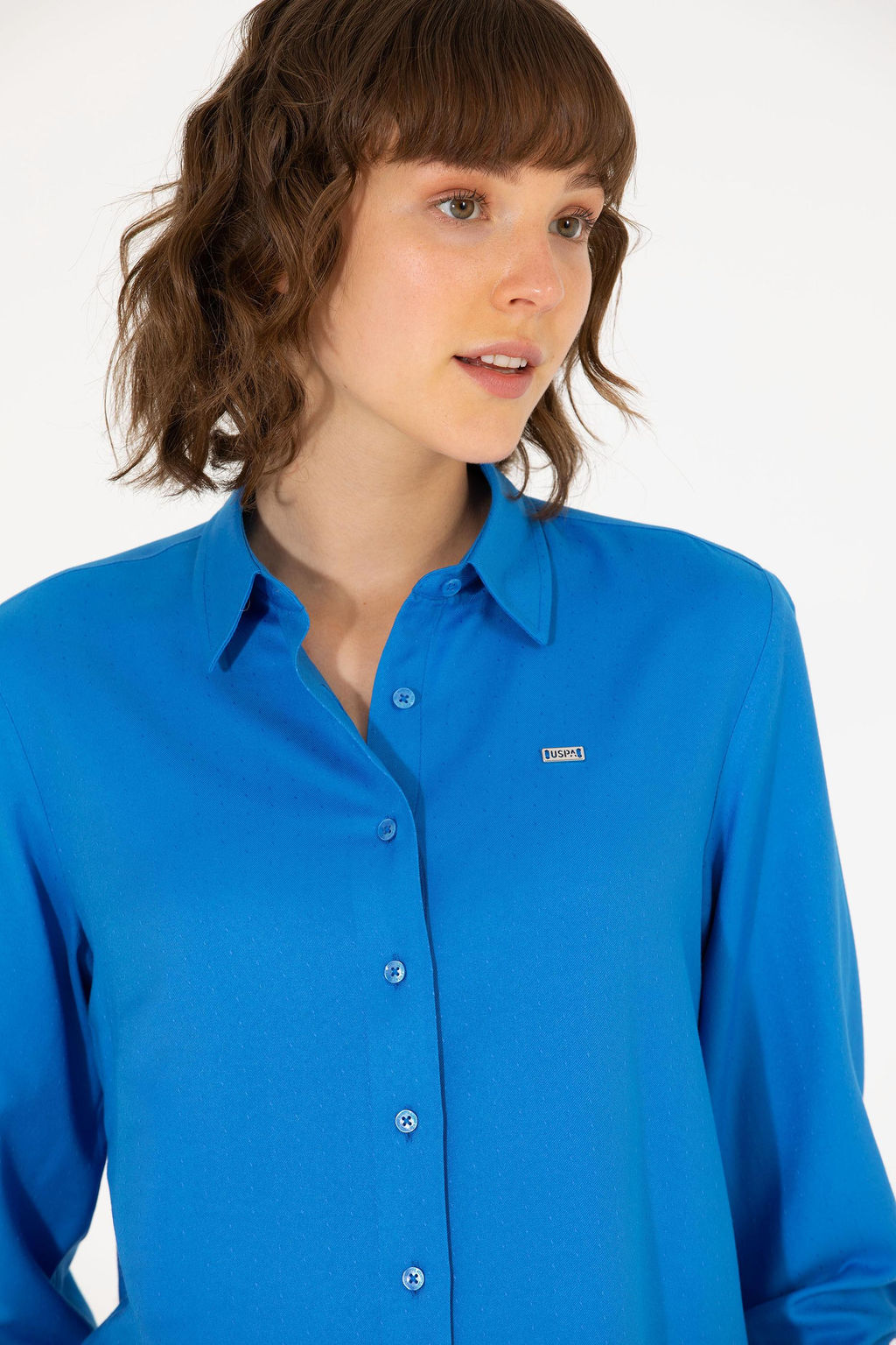 Женская рубашка Saks с длинным рукавом - U.s. polo assn фото 2