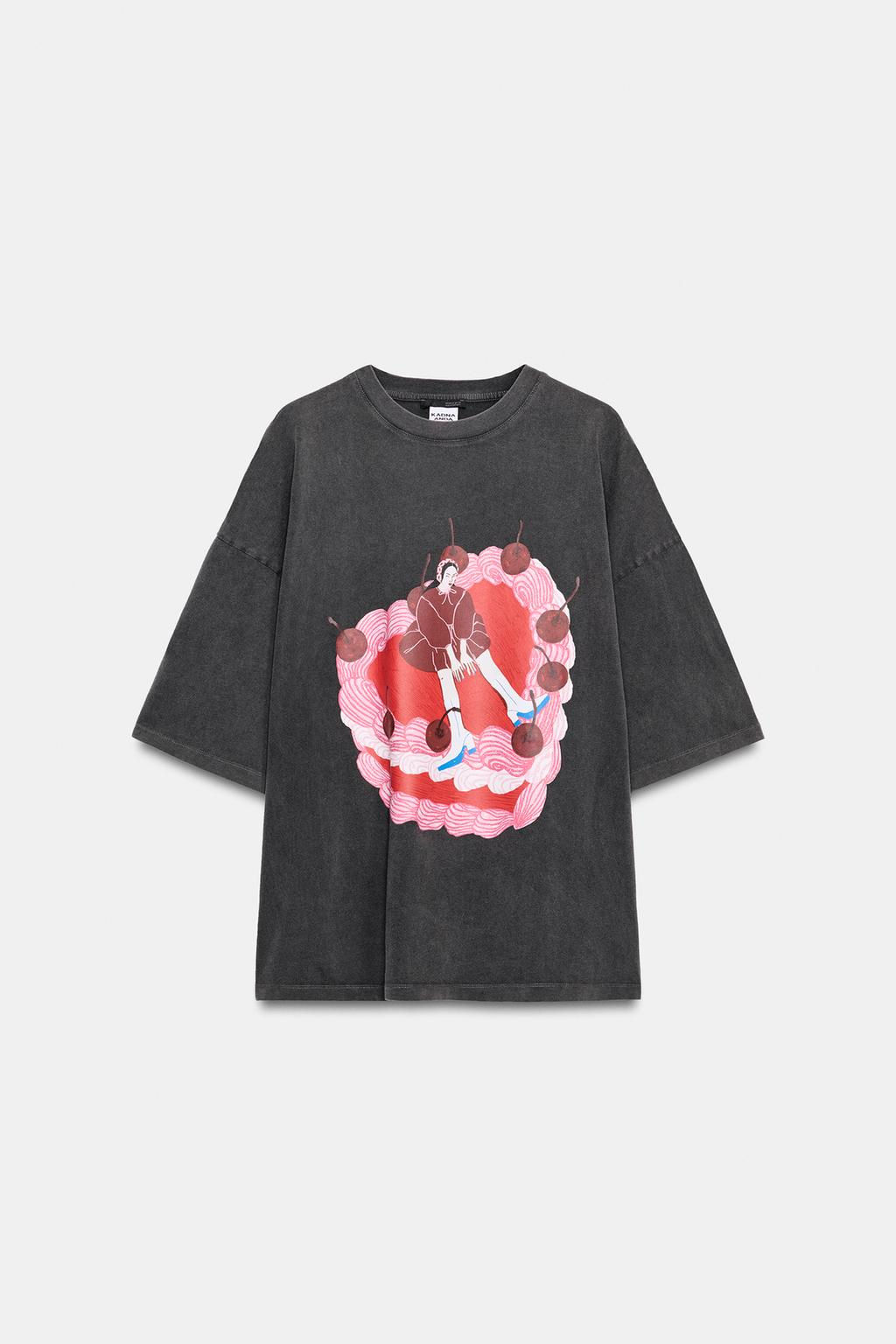 KADNA ANDA FADED EFFECT T-SHIRT - Zara фото 3