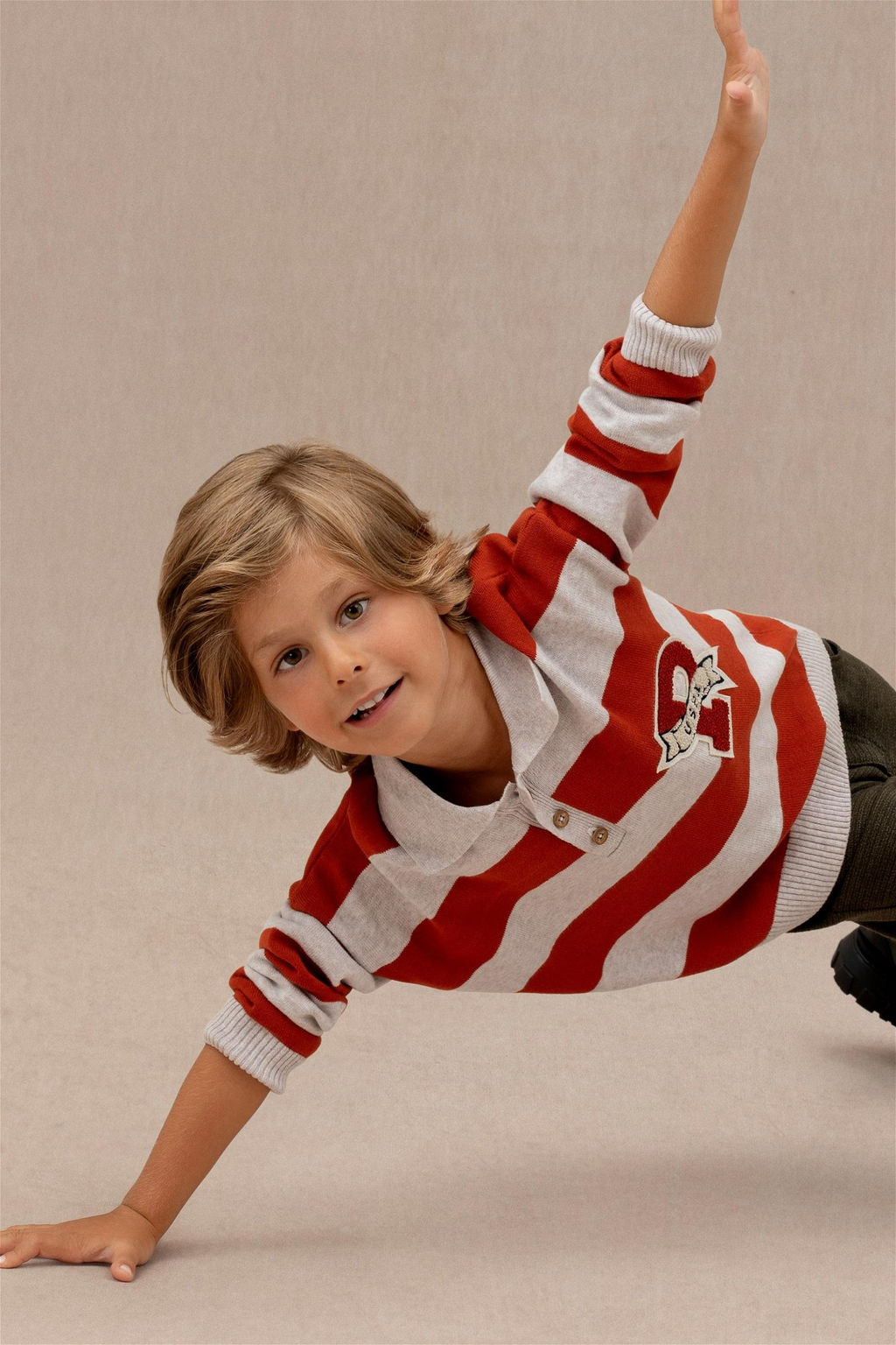 Меланжевый свитер Stone для мальчика - U.s. polo assn фото 4