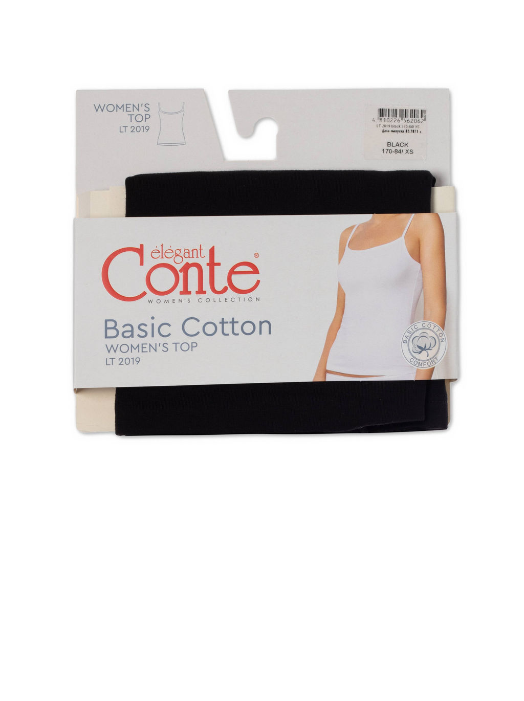 CONTE Топ BASIC COLLECTION LT 2019 (бандероль) black - Conte elegant фото 2