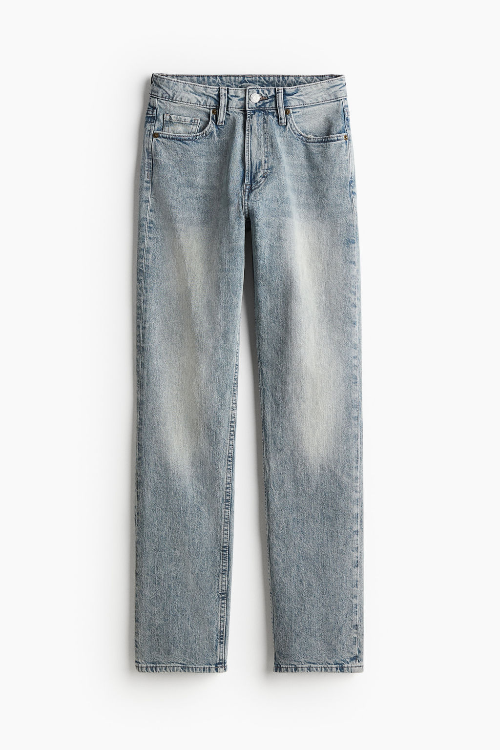 Slim Straight High Jeans - H&m фото 11