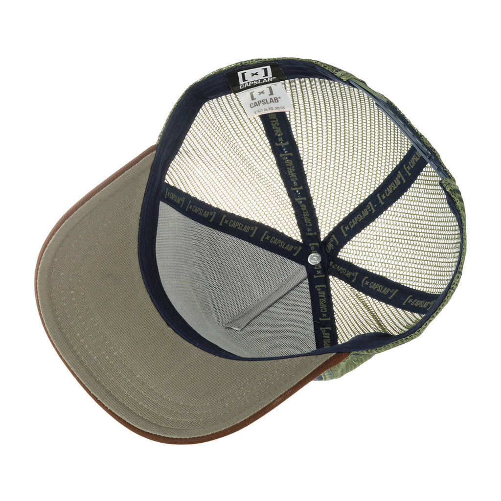 Бейсболка CAPSLAB арт. CL/1/CT/GOR9 Premium King (синий / коричневый) фото 2