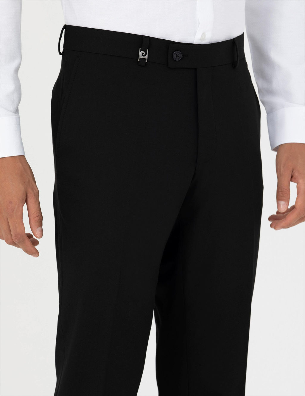 Siyah Slim Fit Kuma_ Pantolon