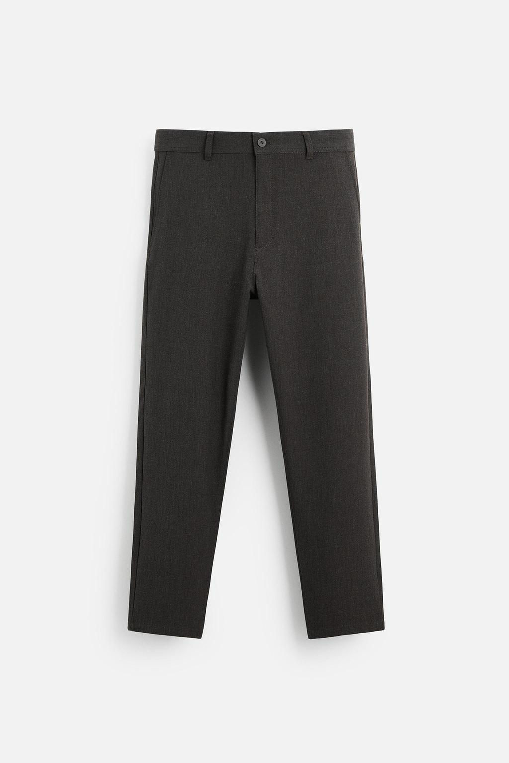 TEXTURED COMFORT TROUSERS - Zara фото 32