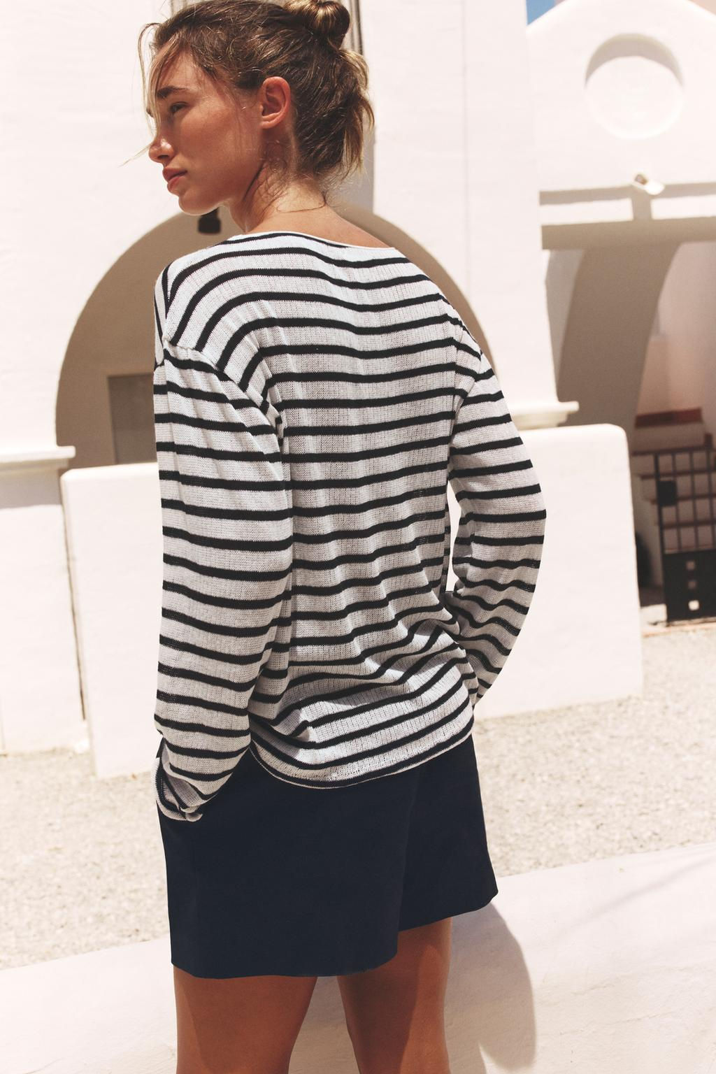 RUSTIC COTTON T-SHIRT - Zara фото 3