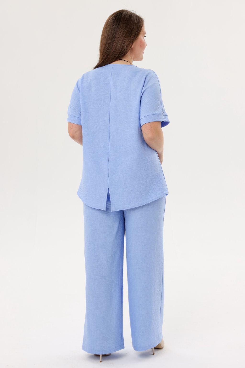 Брюки женские 121/17/Голубой - Rise фото 5