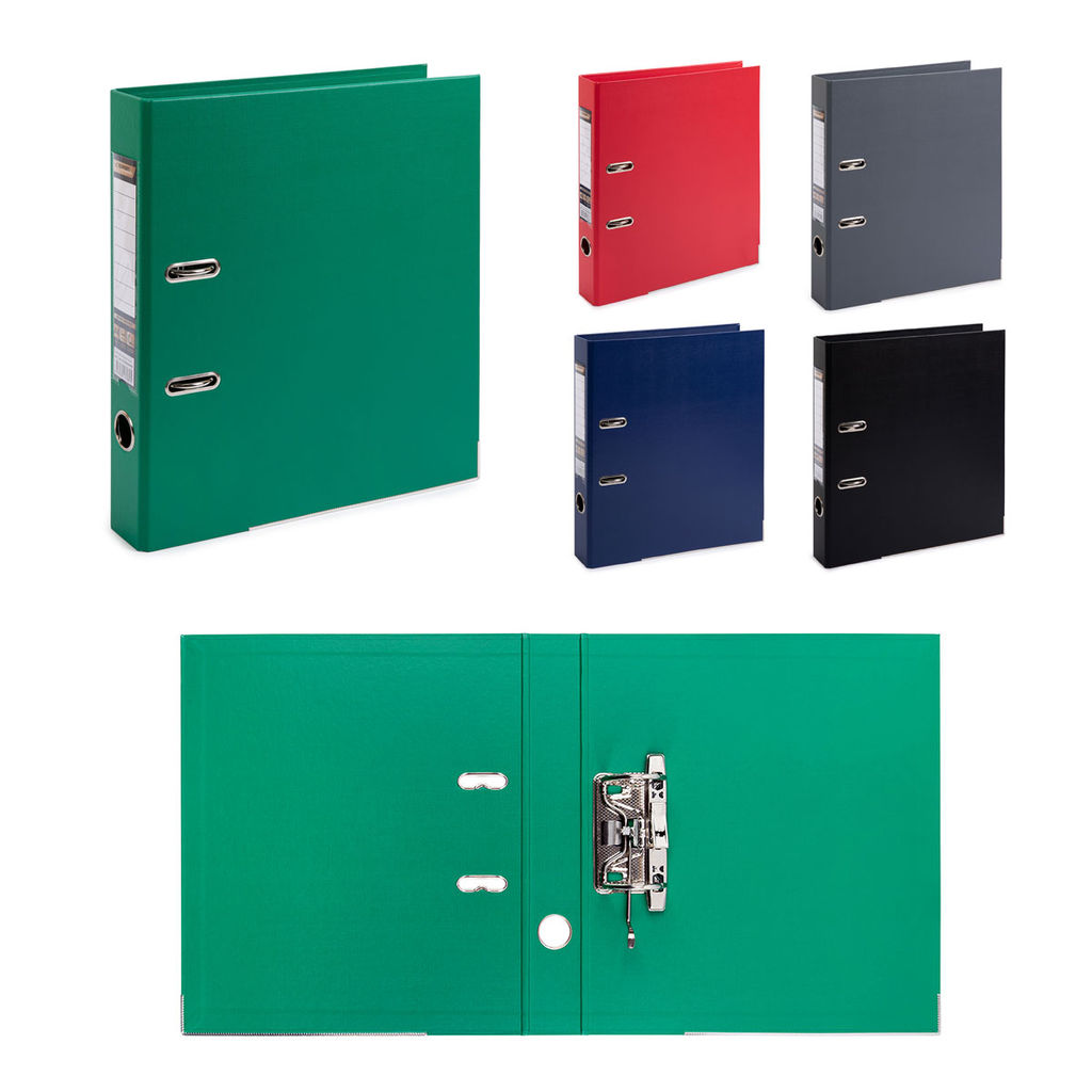 Expert Complete Регистратор PVC, 2-х стороннее покрытие, мет.уг. 50 мм 10 шт. Premier A4 арочный механ. лён красный ЕС100261004