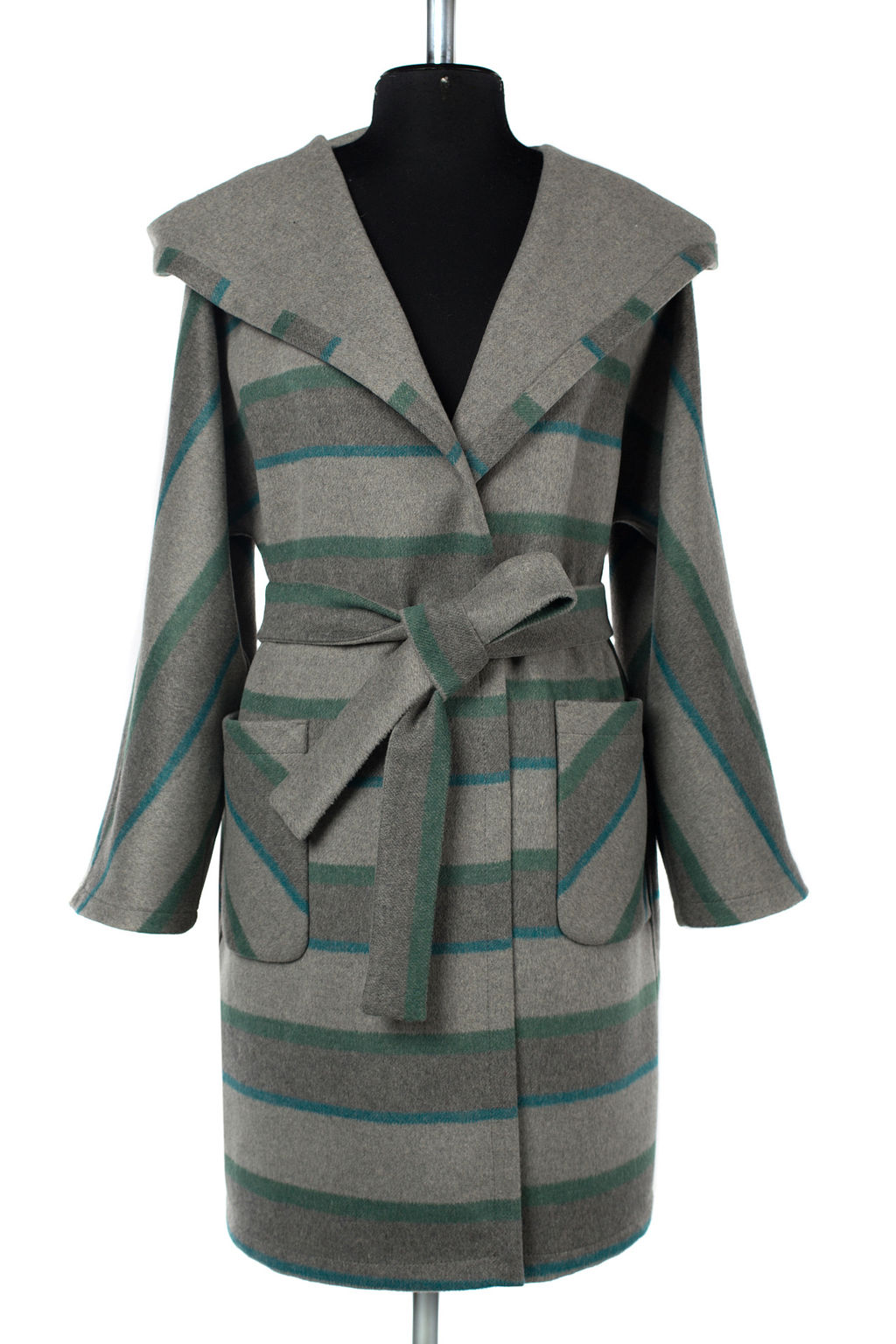 Пальто женское демисезонное (пояс) - El podio фото 11