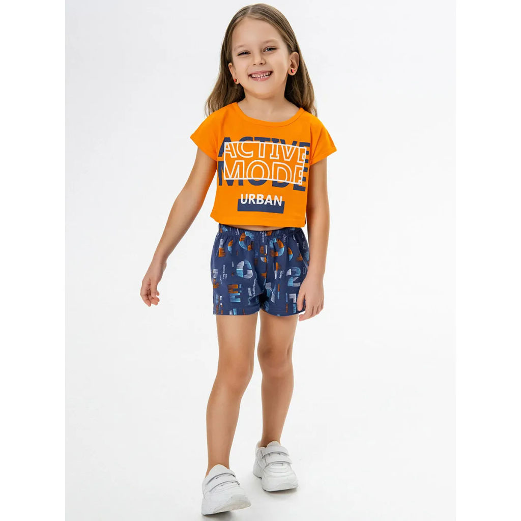 Комплект футболка кулирка, шорты кулирка с лайкрой 7038100102 - Youlala фото 6