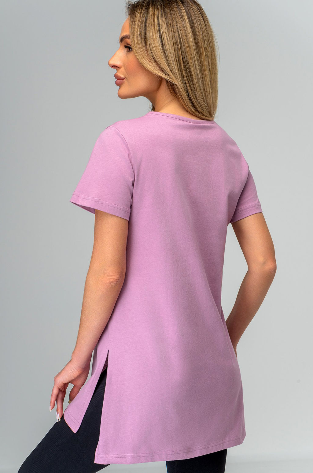 Удлиненная женская футболка с разрезами Happyfox - Happy fox фото 4