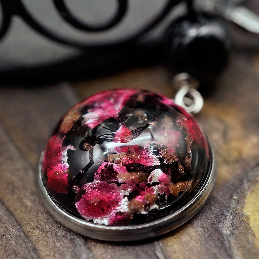 Серьги из муранского стекла RUBY DAWN LS2978