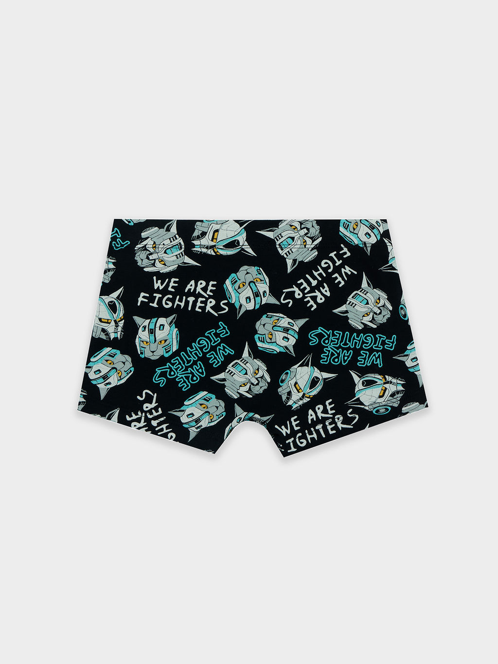 Цена за 2 штуки! Трусы для мальчиков черные с принтом робокоты - Mark formelle фото 2