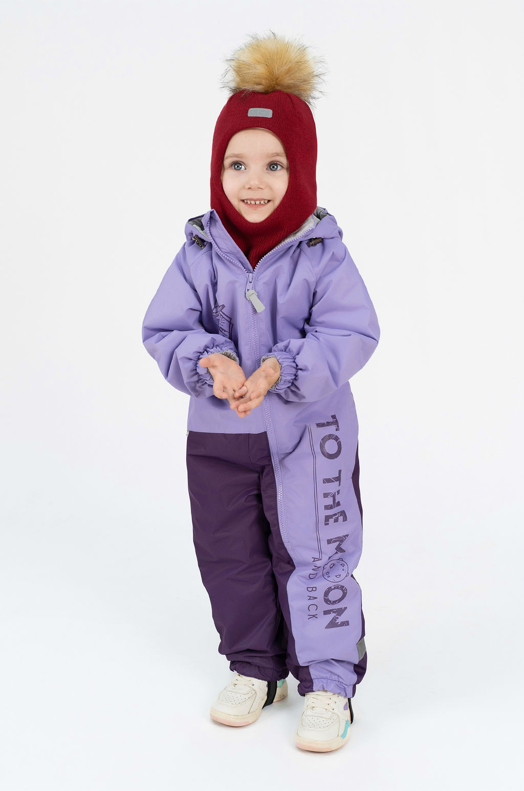 Комбинезон демисезонный сирень