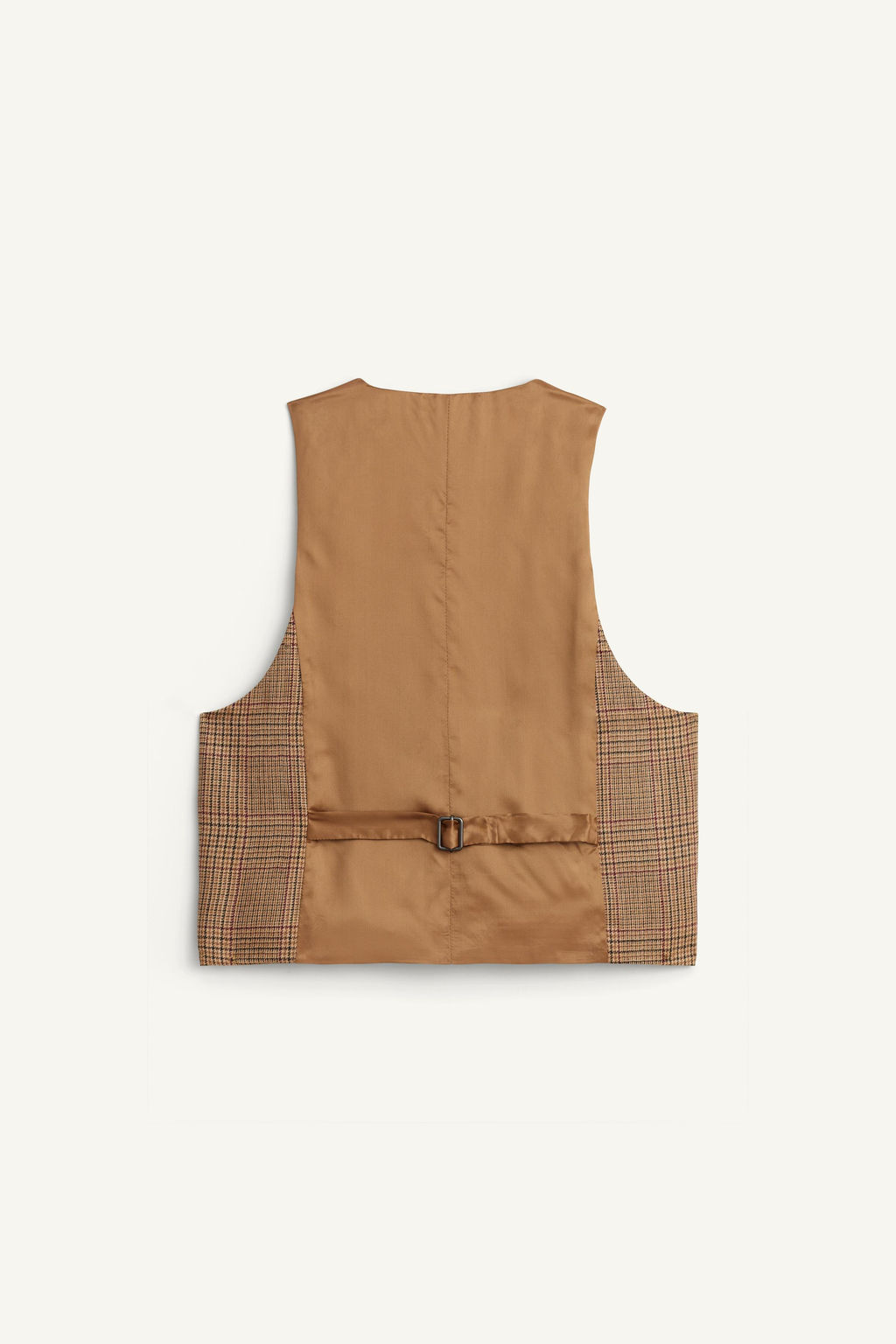 LIMITED EDITION WOOL CHECK WAISTCOAT - Zara фото 5