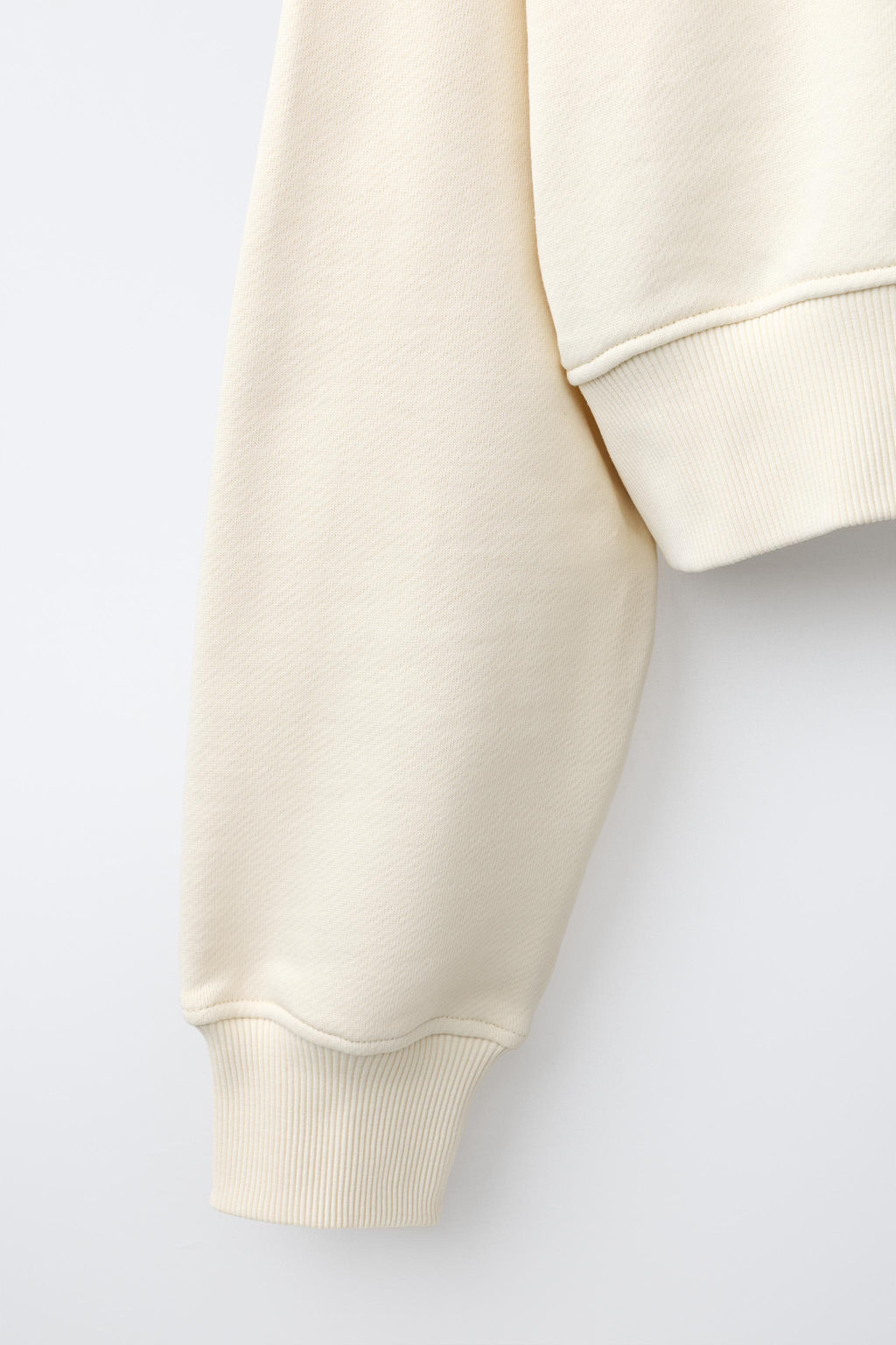 SUDADERA CAPUCHA CROPPED / Crudo - Zara фото 4