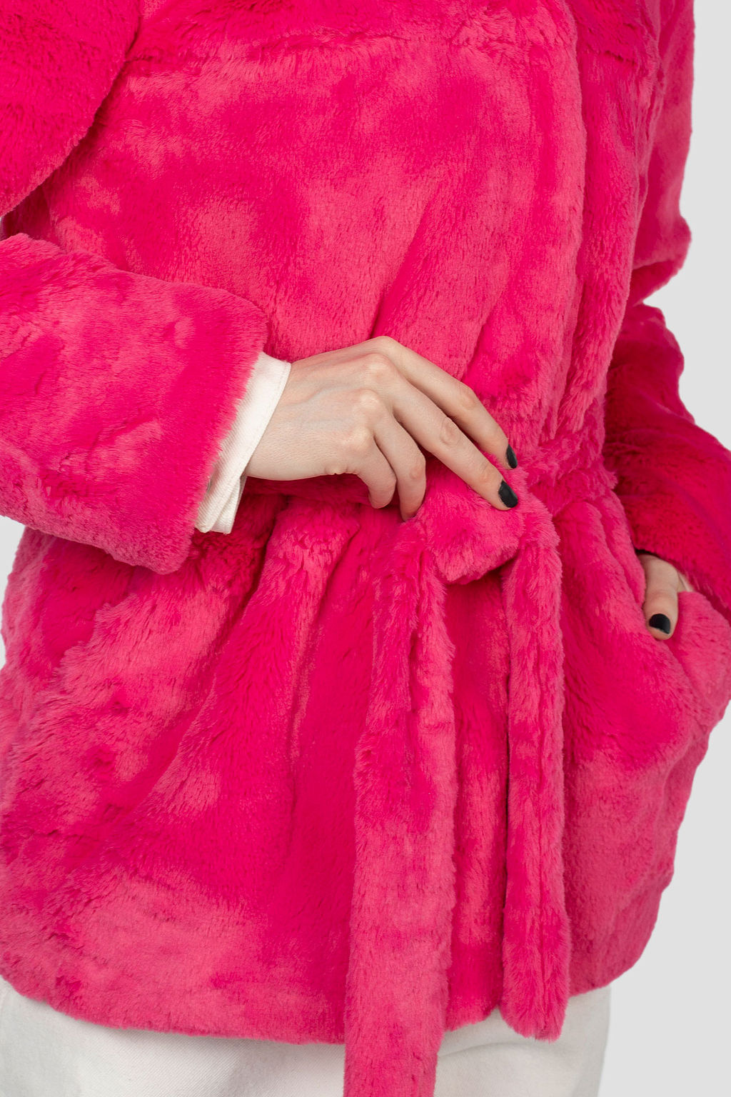 Пальто женское демисезонное (пояс) - El podio фото 9