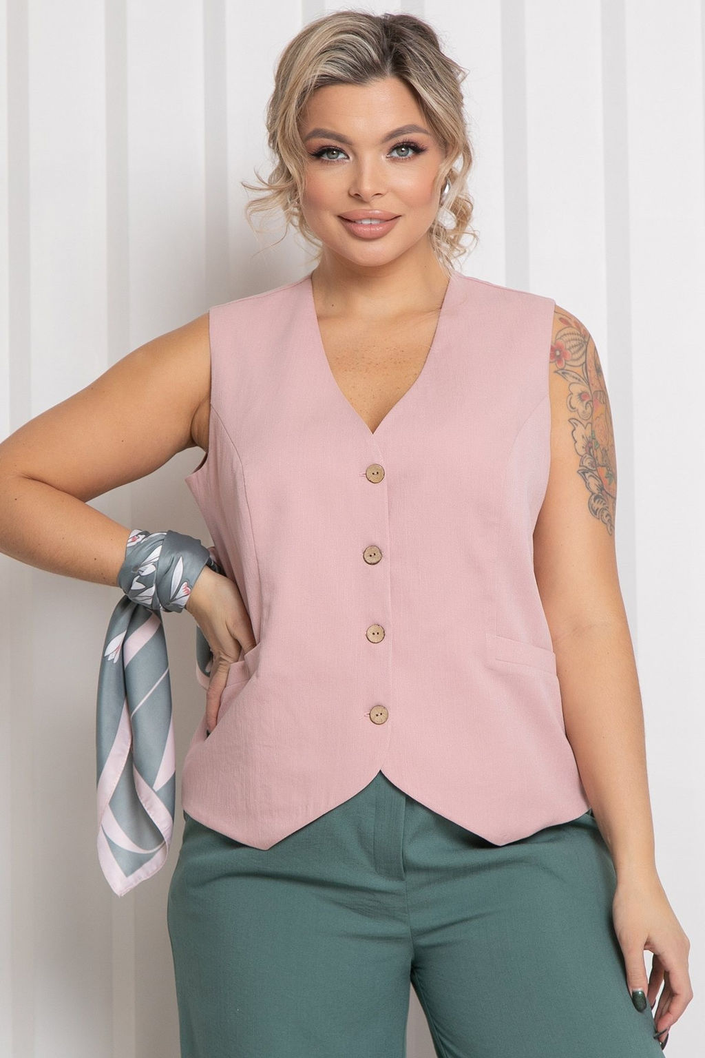 Жилет П-2241/4 - Леди агата фото 5