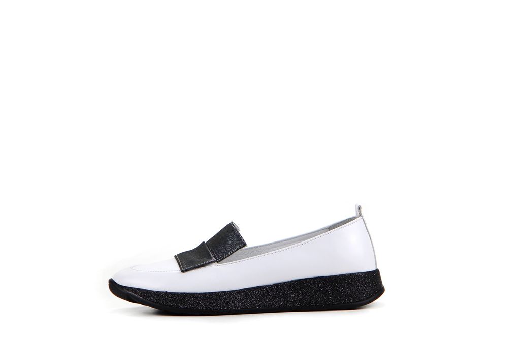 Лоферы EDART 118.157 bl. white фото 3