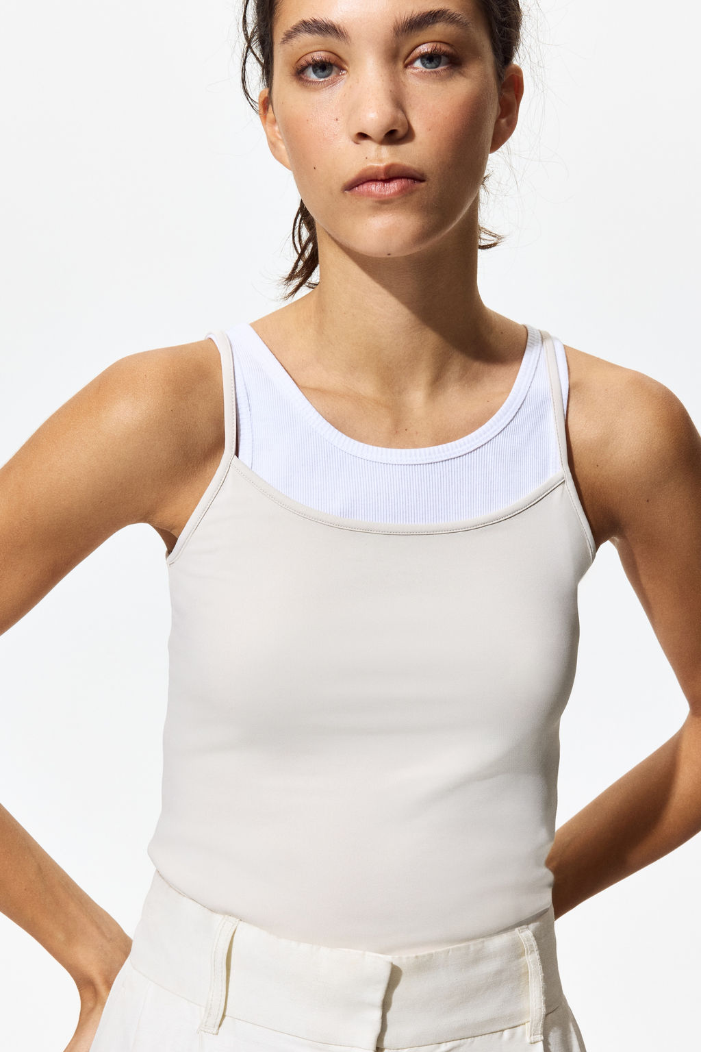 Top de tirantes en microfibra - H&m фото 7