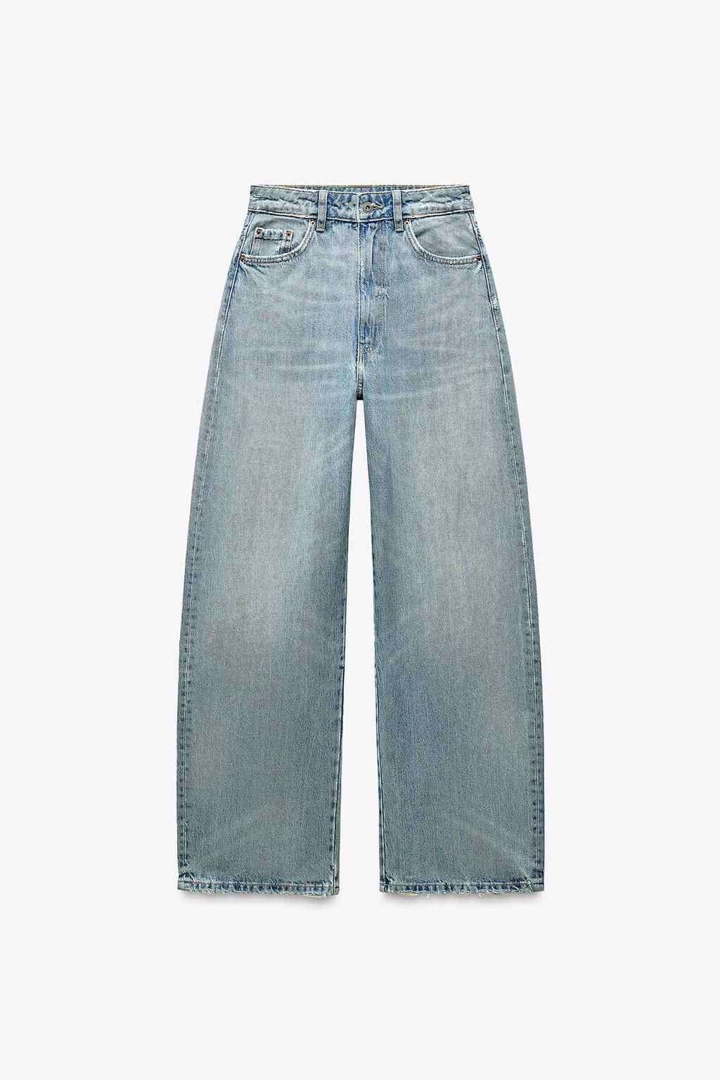 TRF MID-WAIST BAGGY JEANS - Zara фото 8