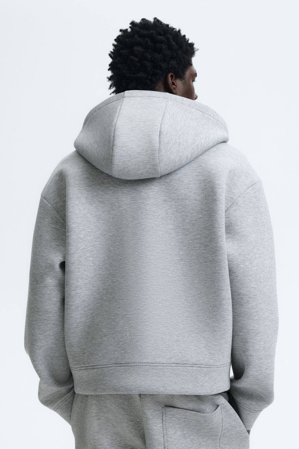 Chaqueta sudadera efecto neopreno Loose Fit - H&m фото 6