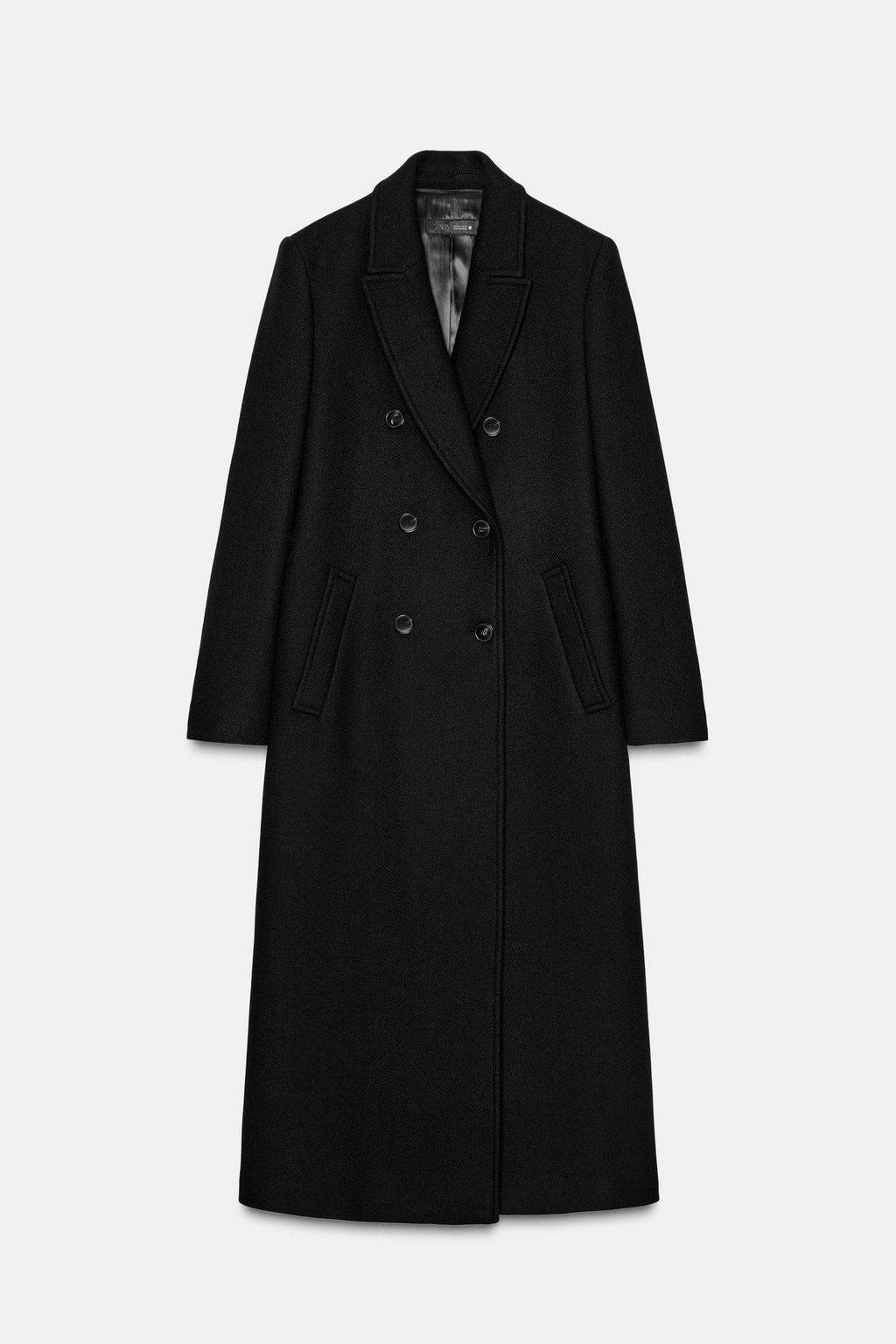 LONG DOUBLE-BREASTED COAT - Zara фото 19