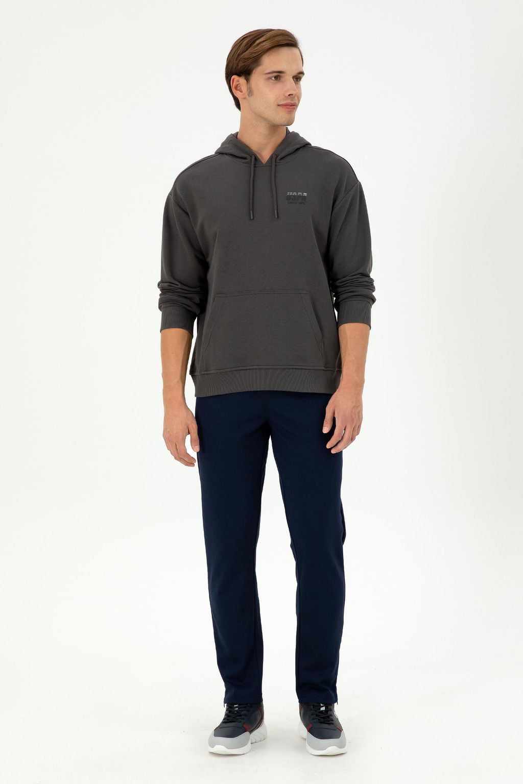 Мужской свитшот антрацитового цвета Неожиданная скидка в корзине - U.s. polo assn фото 4