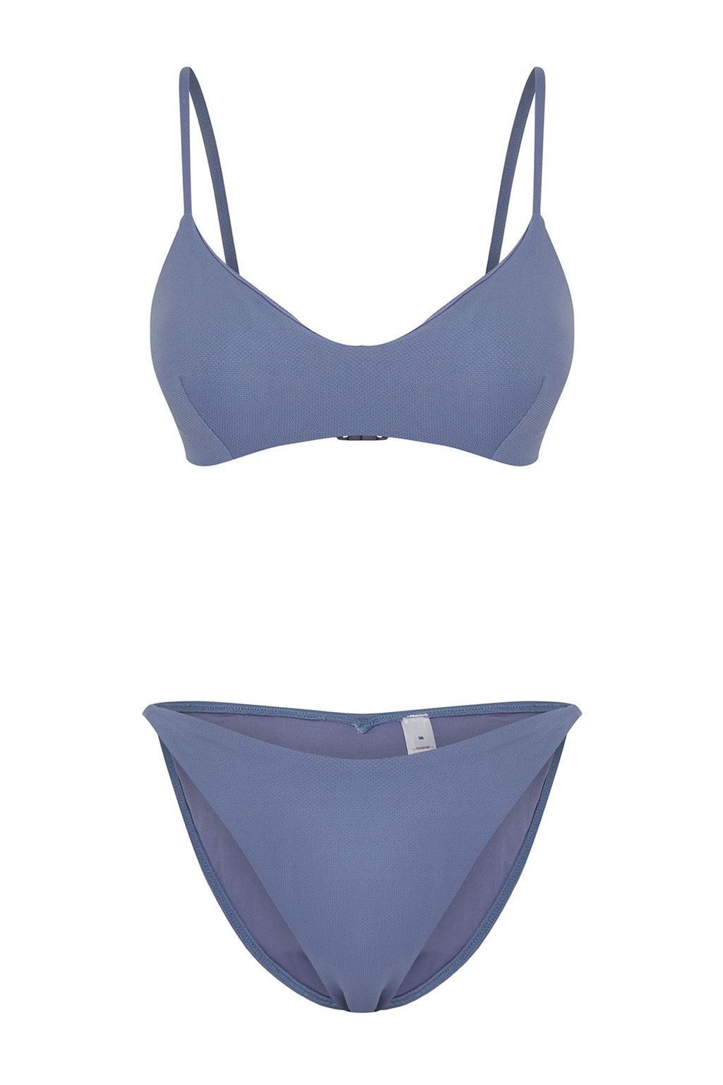 Trendyolmilla Mavi Bustiyer Normal Bel Brazilian Bikini Tak?m? TBESS25BT00174 фото 7