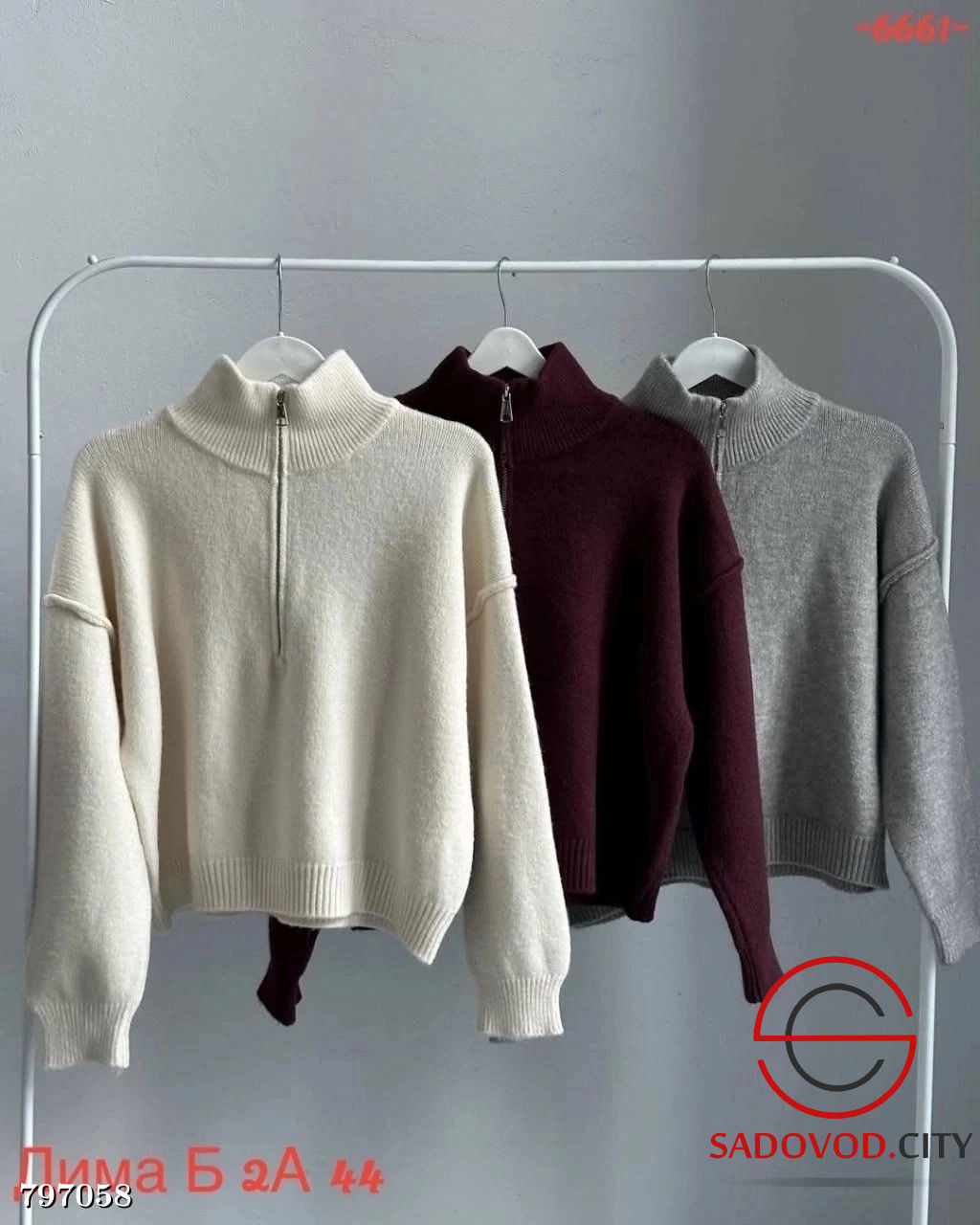 Кофты вязанная с молнией - Bruno фото 2