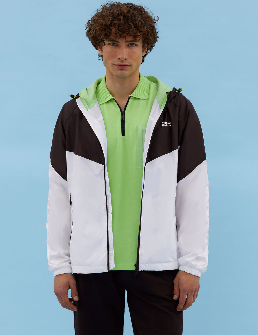Ye_il Slim Fit Fermuarl_ Polo Yaka Ti__rt