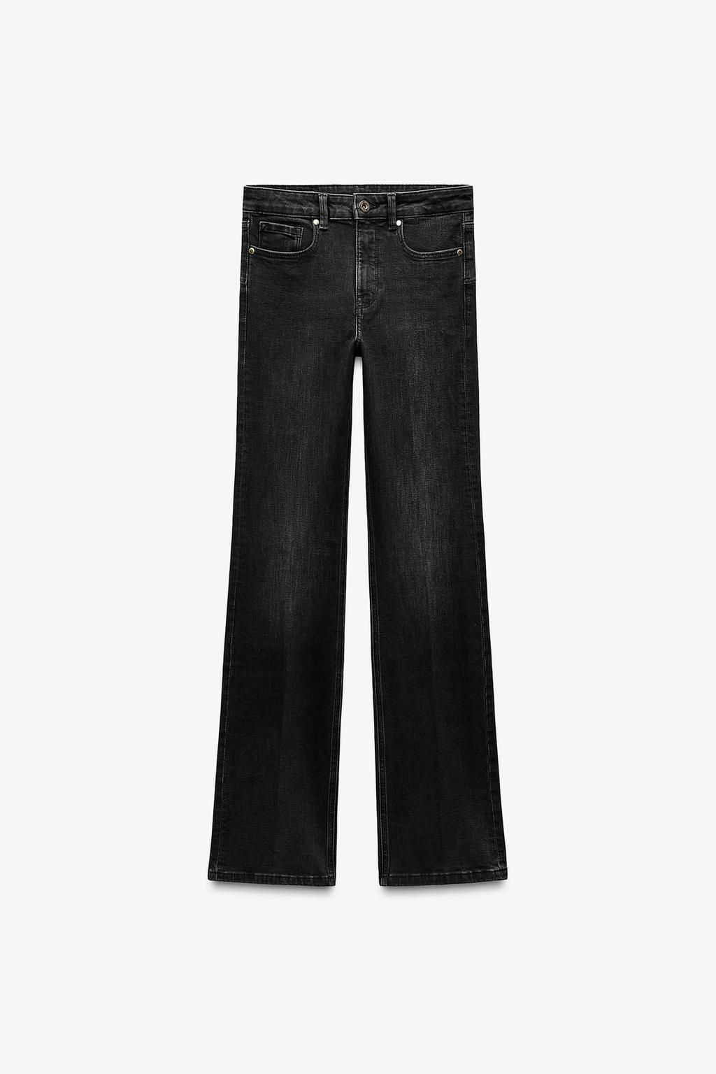 ZW COLLECTION BOOTCUT MID-WAIST CONTOUR JEANS - Zara фото 5