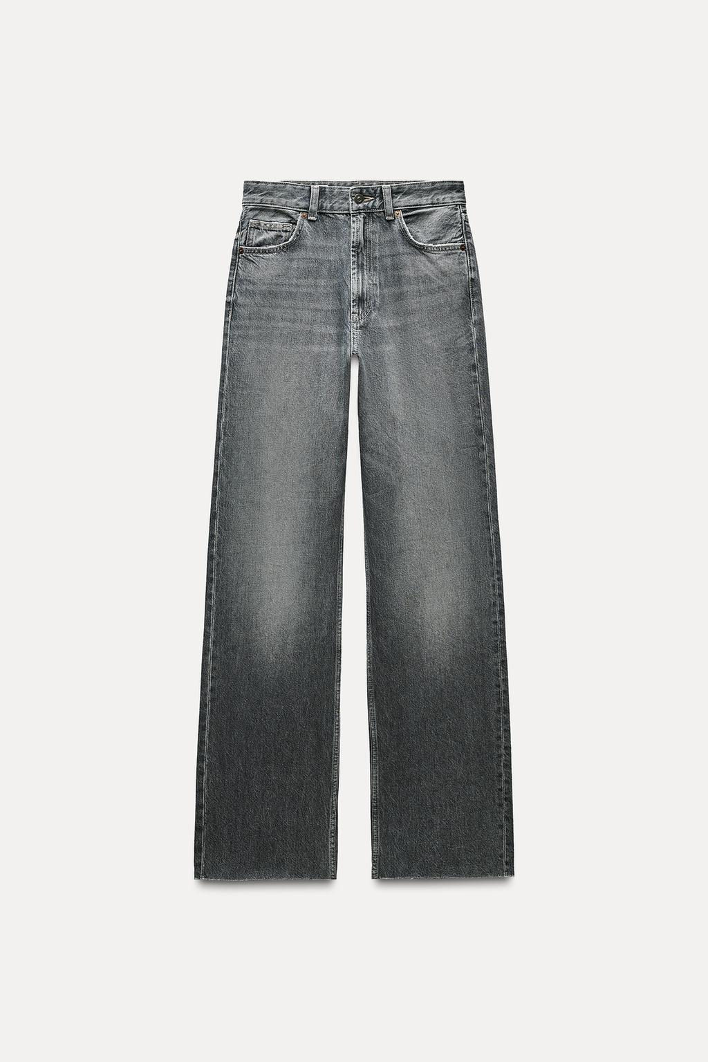TRF WIDE-LEG HIGH-WAIST JEANS - Zara фото 6