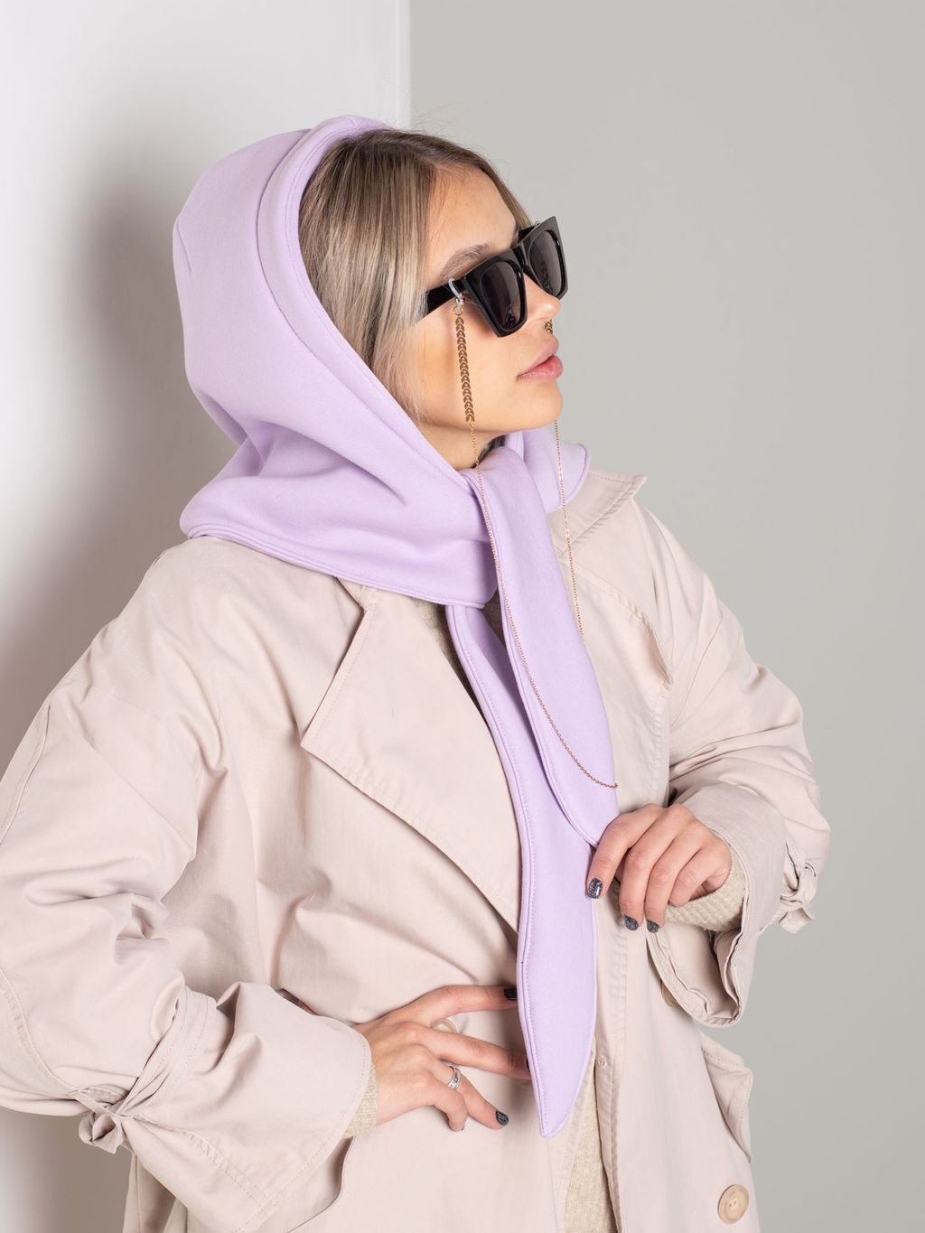 Косынка футер, лаванда от фабрики Спортсоло