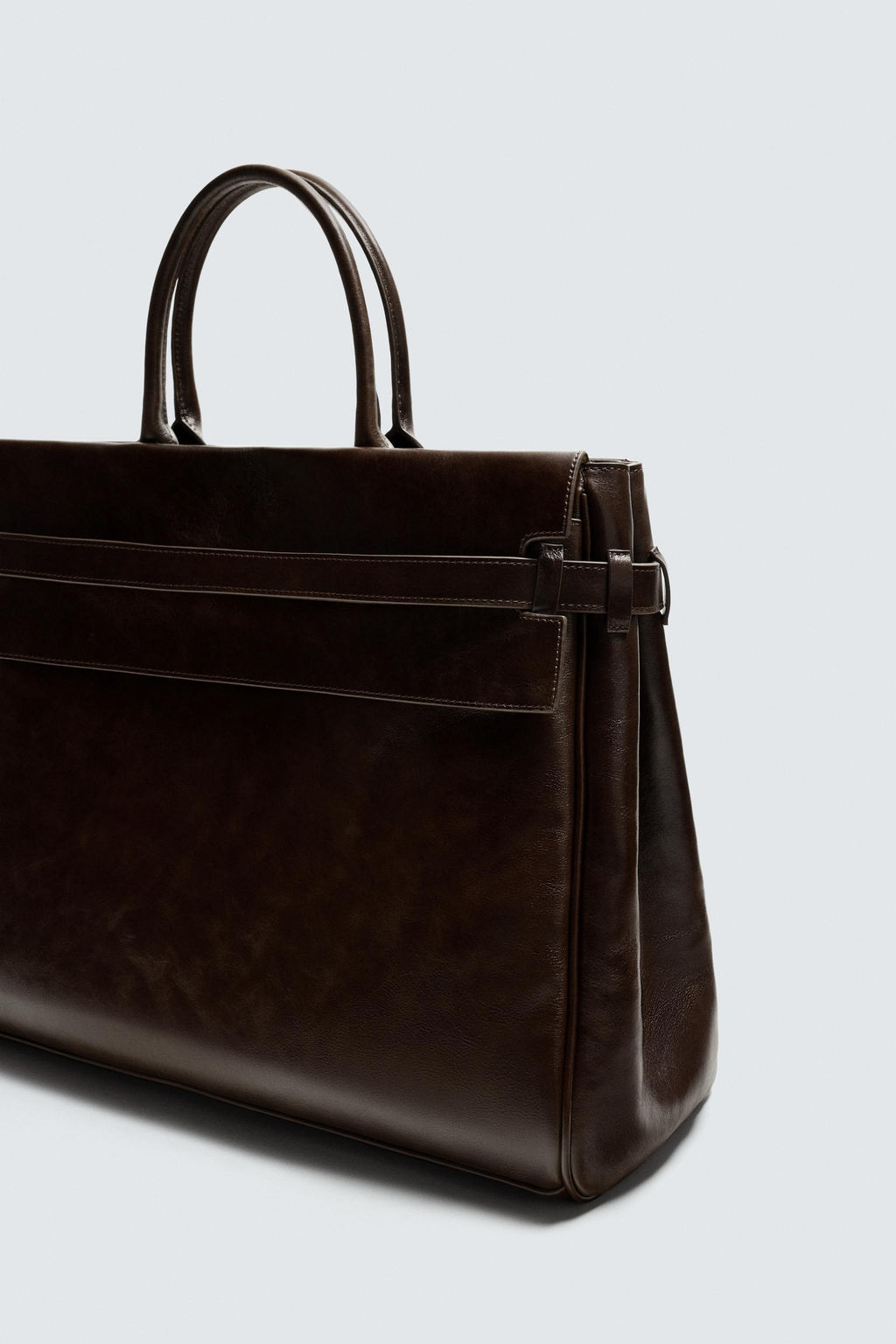 LEATHER HANDBAG - Zara фото 9