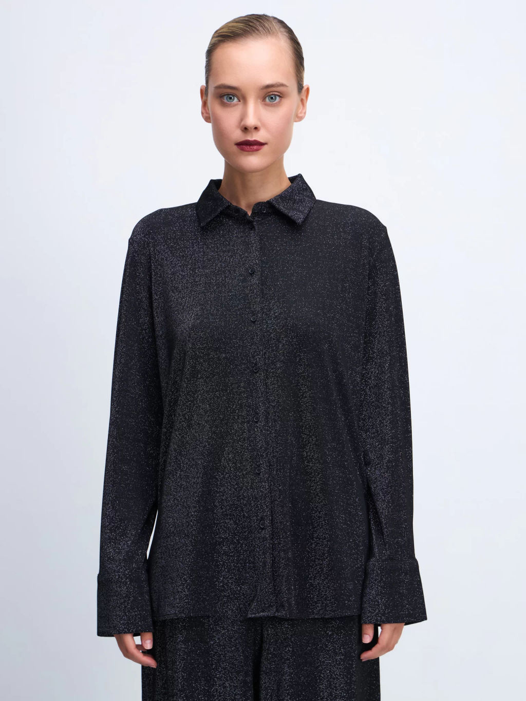 Блузка с мерцающей нитью / Zarina  фото 3