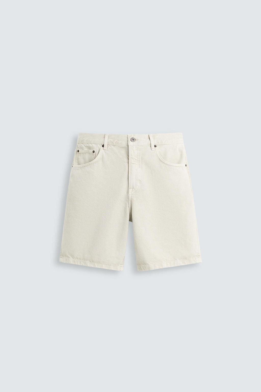 REGULAR FIT DENIM BERMUDA SHORTS - Zara фото 17