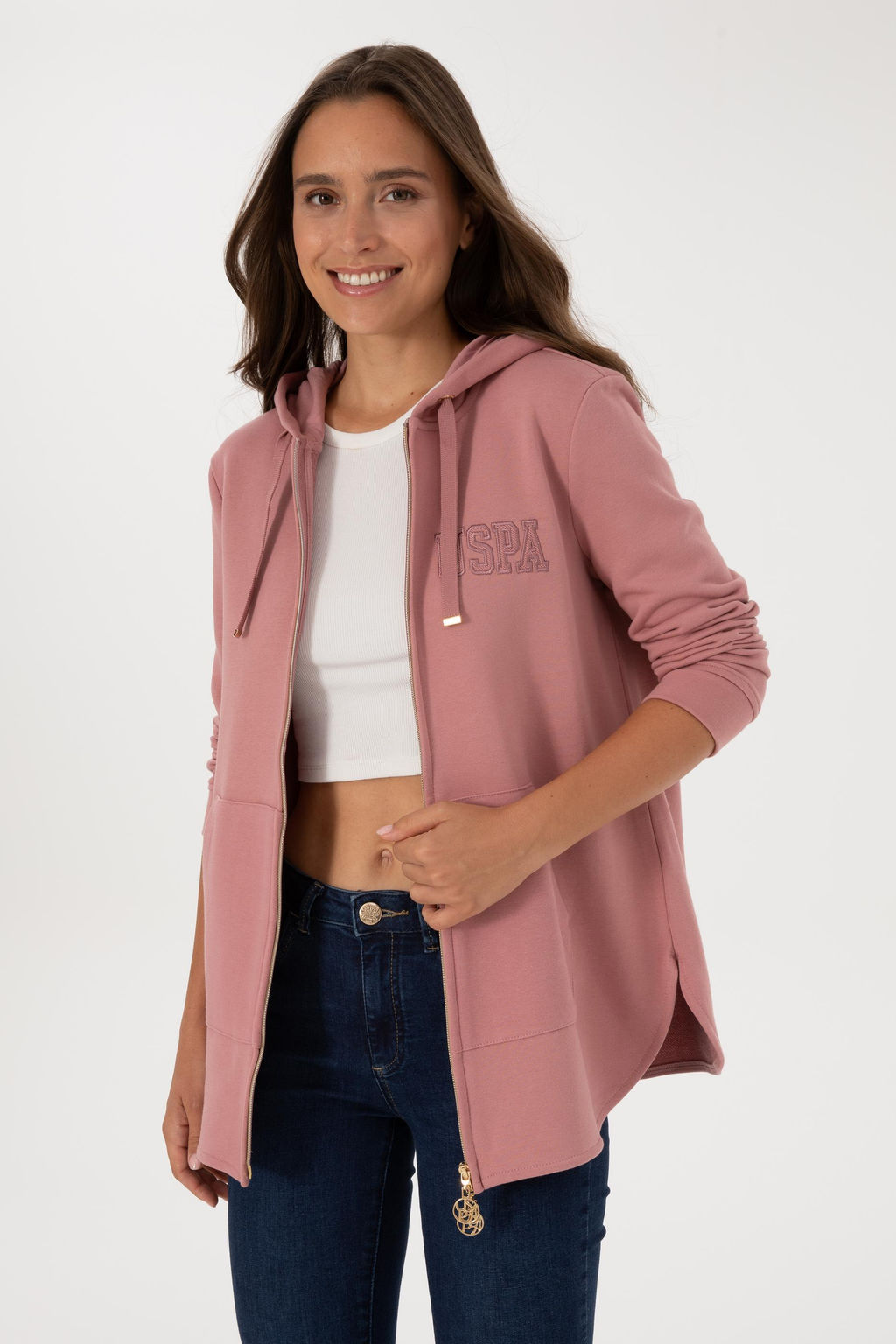 Kad_n Orkide Basic Sweatshirt Sepette S_rpriz _ndirim