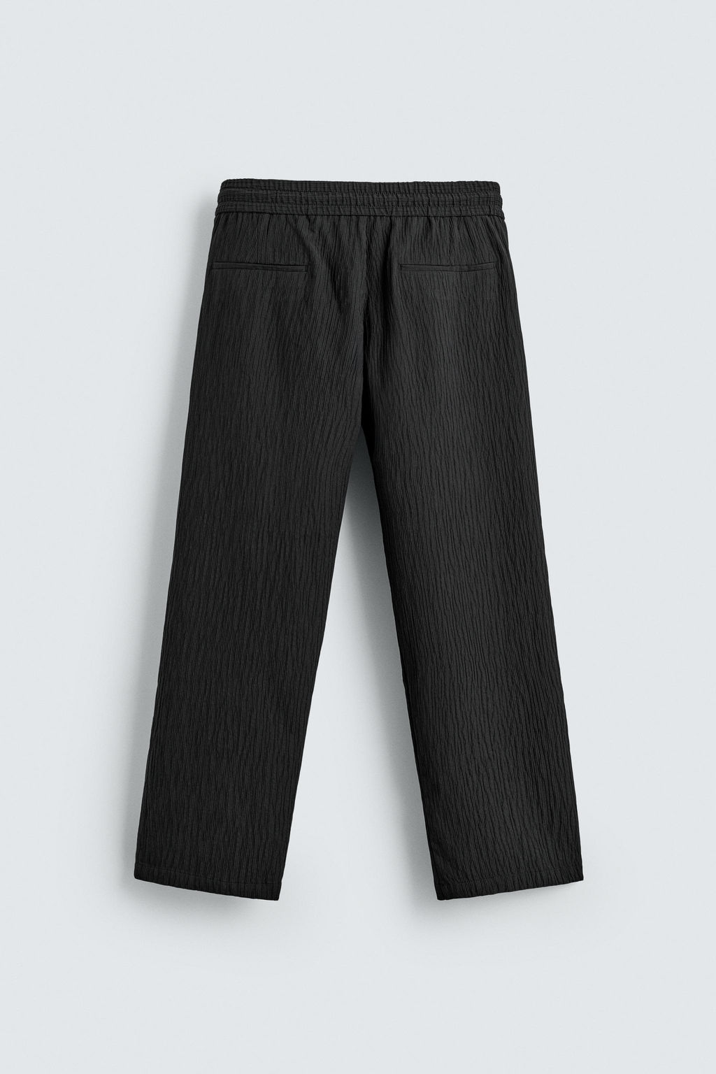 PANTAL?N RELAXED FIT EFECTO RELIEVE / Negro - Zara фото 8