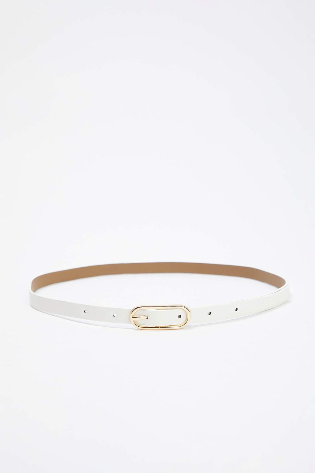 Siyah-Ekru 2li Paket Deri Gorunumlu Kemer TWOAW26KE00004