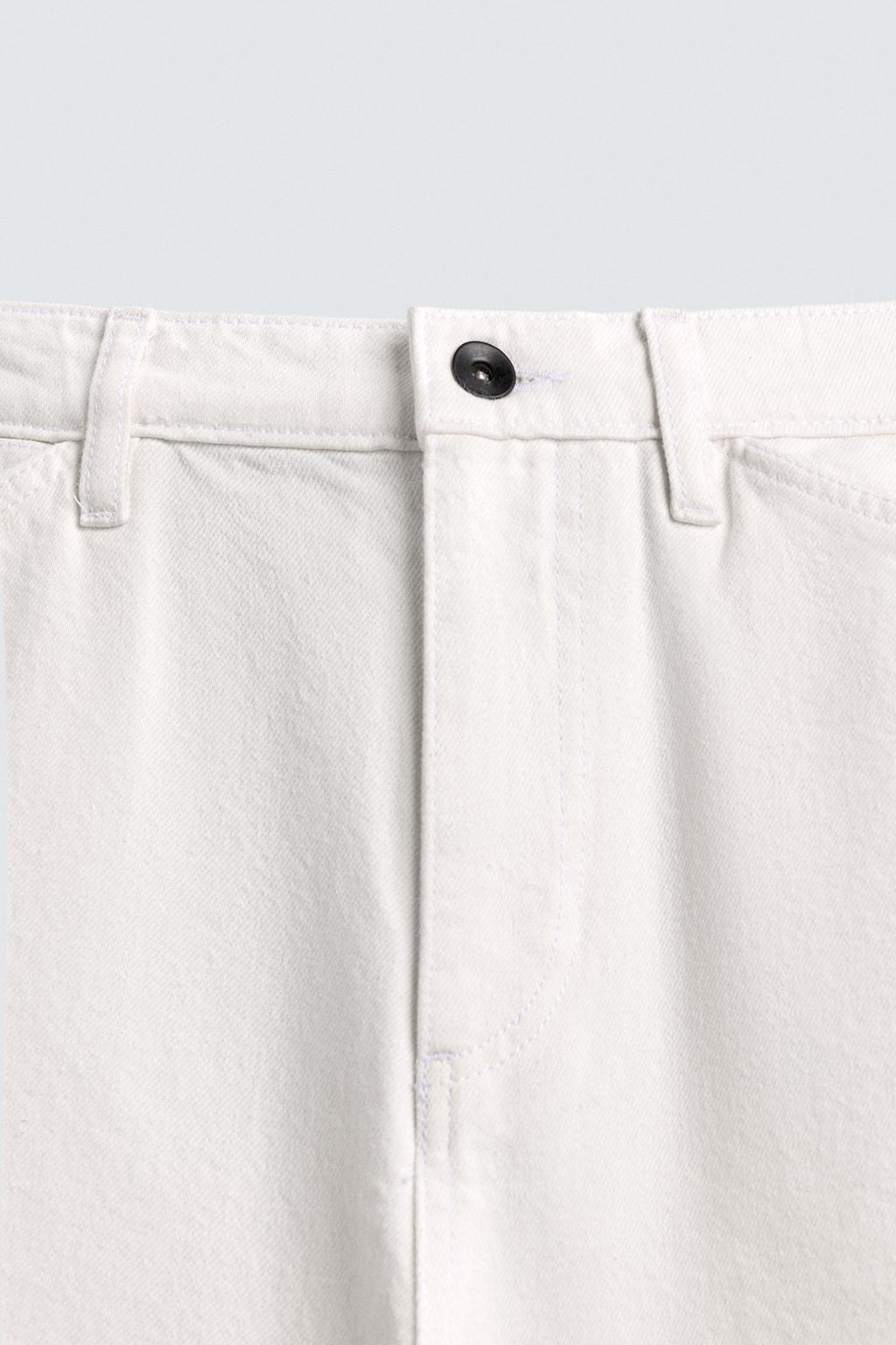 PANTAL?N BOLSILLO CARPINTERO AARON LEVINE X ZARA / Blanco  фото 8