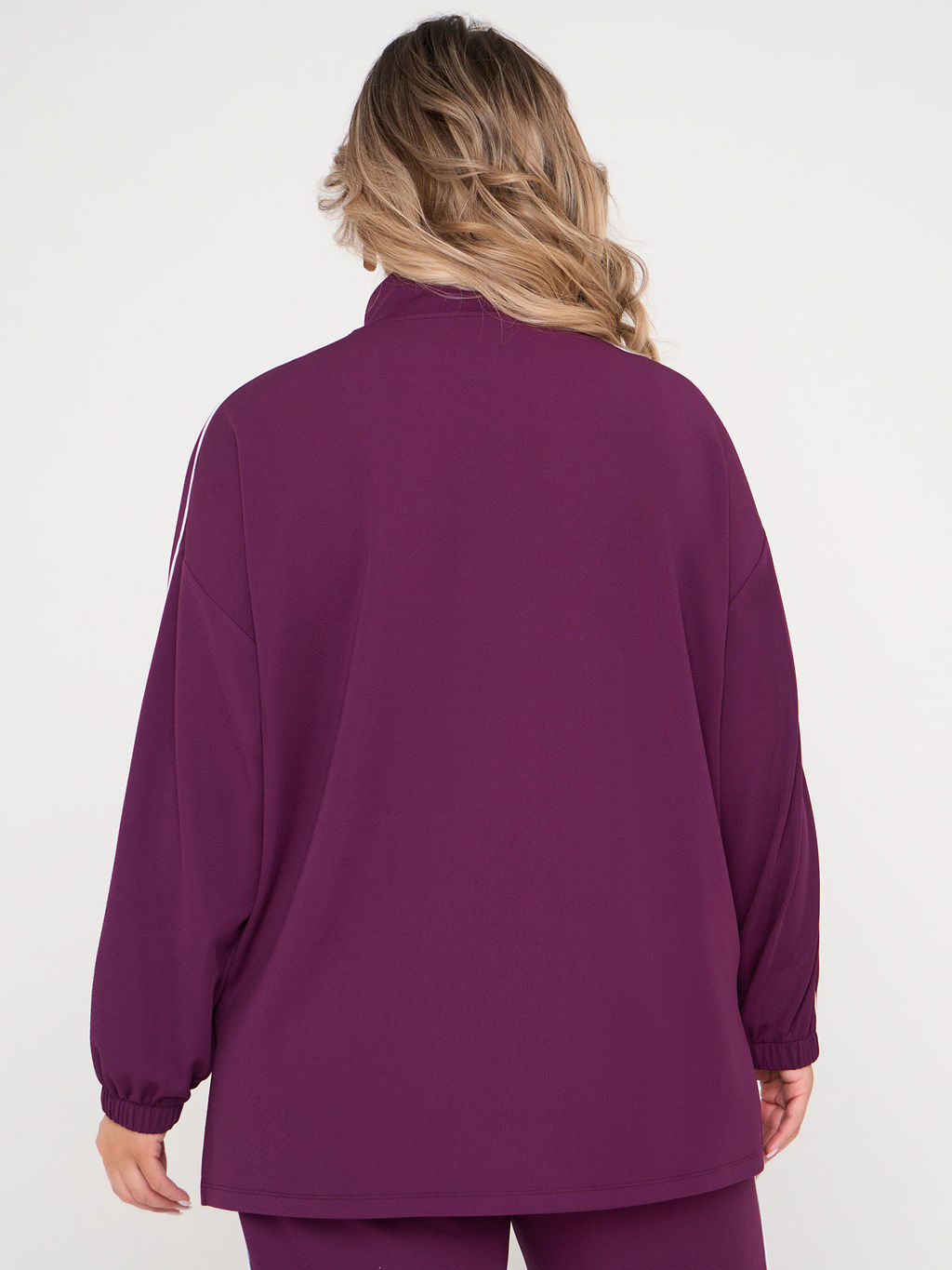 Джемпер 0431-1с сливовый