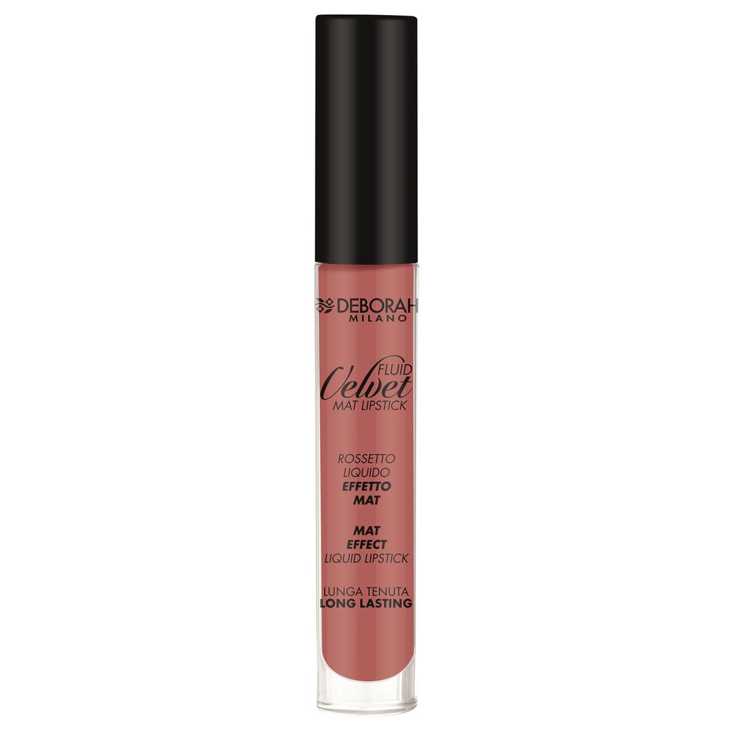 DEBORAH Помада для губ матовая Fluid Velvet Mat тон 13 античный розовый, 4.5 г  фото 2