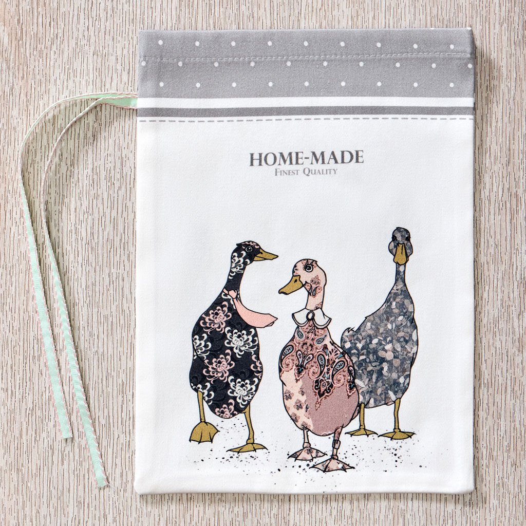 НАБОР МЕШОЧКОВ ИЗ 2-Х ШТ FAMILY FARM 20Х29СМ,100% ХЛОПОК,СЕРЫЙ,ТВИЛ,ПРОПИТКА