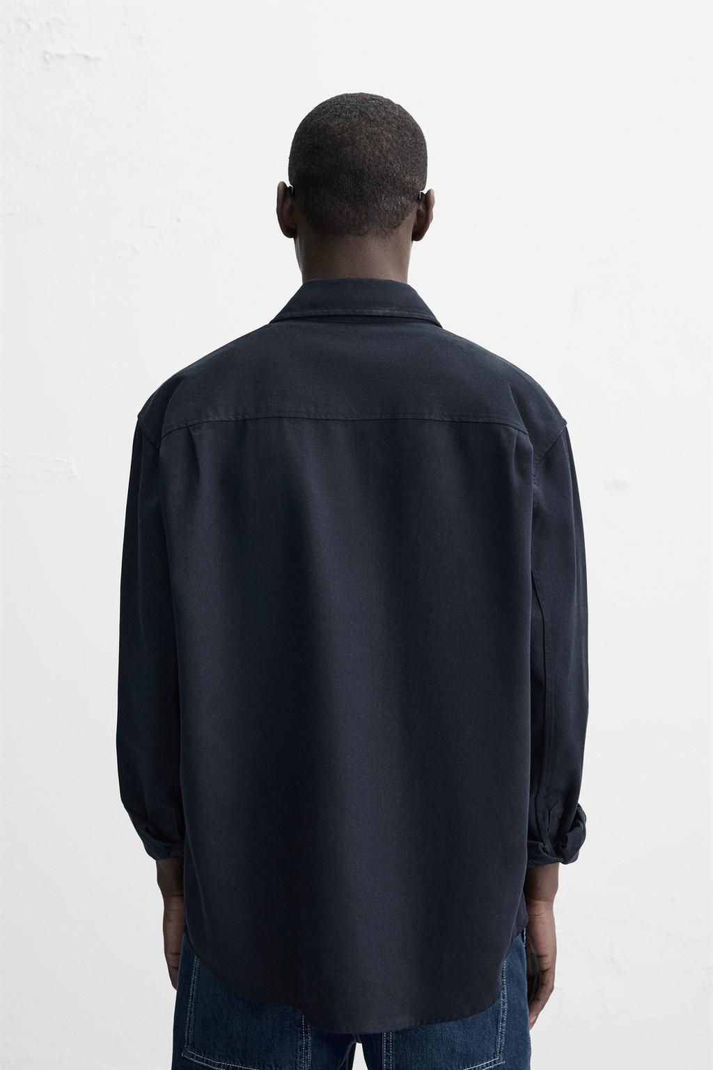 LYOCELL - COTTON SHIRT - Zara фото 3